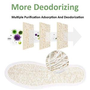Loofah <b>Insoles</b> Natural Thickened Handmade Breathable Sports <b>Insoles</b> Loofah <b>Insoles</b> Wholesale Sweat Anti-Odor - Product Image 4