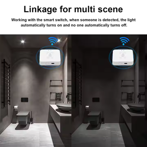 Giá rẻ 5.8G Radar milimet sóng con người hiện diện cảm biến 120 độ 8.4M khoảng cách tuya thông minh phát hiện chuyển động với cảm biến ánh sáng - Product Image 6