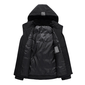 Nouvelle conception de veste courte en duvet de canard unisexe, tendance jeunesse, mode décontractée, patchwork, garde au chaud, coupe-vent, veste à capuche en duvet - Product Image 4