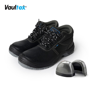 Vaultex da bền bảo vệ công nhân kỹ sư Giày da làm việc giày dép màu Đen Thép ngón chân khởi động - Product Image 6