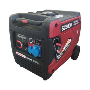 220 вольт ультра-бесшумный портативный 6 кВА газовый инверторный генератор/Новый Электрический бензиновый 6000 Вт бесшумный инверторный генератор - Product Image 2