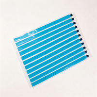 Ruban adhésif double face découpé à la forme en PET acrylique bleu, haute viscosité, sans résidus, faible bruit, pour réparations de batteries de téléphones et de bords d'ordinateurs portables