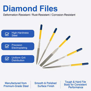 Funlin Kleine Diamant Handvijl Groothandel Oem Odm Aanpasbare Diamanten Naaldvijlset - Product Image 3