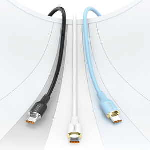 Giao Hàng Nhanh 1M Điện Thoại Di Động Cáp Sạc Nhanh Cáp <span class=keywords><strong>USB</strong></span> Cho IOS Sam Xm Carga Rapida 3.1A Silicone <span class=keywords><strong>USB</strong></span> Loại C Cáp - Product Image 3