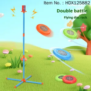Disco Volador de Plástico para Niños Pequeños, Juego de Dos Jugadores, Soporte para Disco Volador, Deportes al Aire Libre, Competición, Boomerang, Juguete Divertido y Seguro para Padres e Hijos - Product Image 1