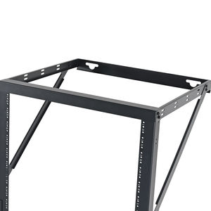 SYラック 8U/12U/22U 拡張可能 オープンフレーム 2ポスト 超薄型 パッチデプス 壁掛け対応 出荷準備完了 在庫あり SPCC 冷間圧延鋼板 - Product Image 3