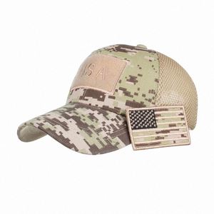 Casquette de camionneur en maille camouflage réglable à 6 panneaux GOOD Service - Product Image 5