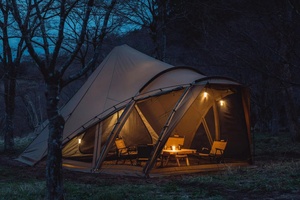Tente de camping grande capacité, imperméable, quatre saisons, design unique pour toute la famille - Product Image 2