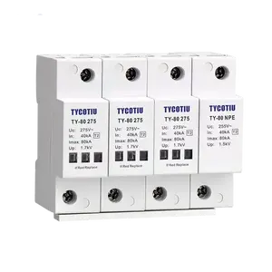 Tycotiu TY-80 275 3 1 80ka 3 P + Npe Type 2 3 Fase Ac Power Spd Hele Huis Overspanningsbeveiliging Tvss