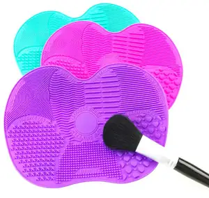 Trang Điểm Bàn Chải Cleaner Pad Mới Nhất Silicone Bàn Chải Sạch Hơn Mỹ Phẩm Make Up Rửa Bàn Chải Gel Làm Sạch Mat Nền Tảng Hội Đồng Quản Trị