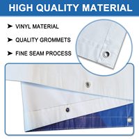 Bannière Bâche PVC Personnalisée Grand Format pour Extérieur - Impression Numérique Drapeaux Publicitaires Promotionnels