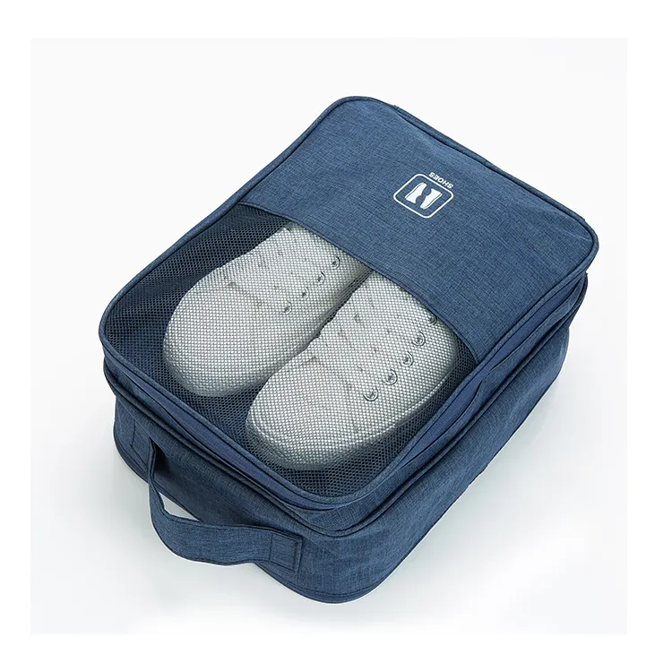 Wholesale Travel Shoes Bag Organizer Custom Polyester Waterproof Shoe Storage Bag