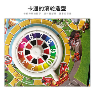 Nuovissimo Gioco da Tavolo 'La Vita è un Gioco' con Grande Piattaforma Girevole per Intrattenimento e Divertimento alle Feste, Ideale per Bambini - Product Image 4