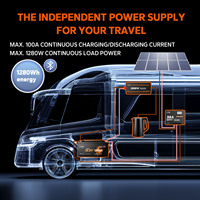 Batterie LiFePO4 LiTime 12V 100AH H190 à décharge profonde certifiée CE, 4000 cycles, pour camping-car (stock Europe, AU, JP, CA)