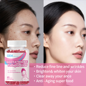 Gomitas Blanqueadoras de Piel al por Mayor de Fábrica, Suplementos de Colágeno y L-Glutatión para Mujeres Adultas, Suplemento Aclarante - Product Image 2