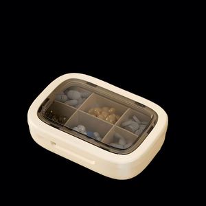 High Quality 6-Slot <b>Plastic</b> Pill Case for Capsules <b>Pocket</b> Size Medicine Holder - Product Image 1