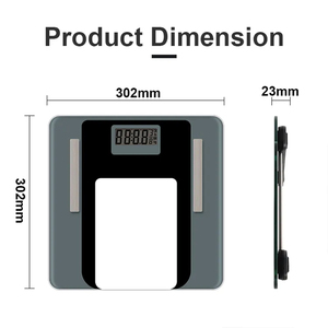 Thiết kế mới lớn va LCD hiển thị kỹ thuật số BMR Bluetooth trọng lượng Quy mô Bluetooth cơ thể chất béo quy mô thông minh quy mô cho cơ thể - Product Image 6