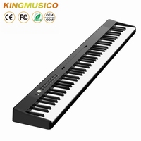 88 Keys Folding Digital Piano Portable Lightweight Electronic Keyboard Standard Keyboard Instrument for Beginner Wholesale