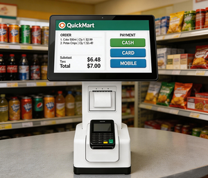 Caisse enregistreuse métallique avec imprimante intégrée et terminal de point de vente pour supermarché, restaurant, <span class=keywords><strong>machine</strong></span> de caisse automatique - Product Image 5