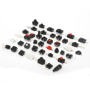 Interruptor de Linterna KAN-28 1.5A 250V 18*12mm, Interruptor de Botón Pulsador de Tipo Parche con Bloqueo Automático 2P-ON-OFF, Interruptores Pequeños - Product Image 1