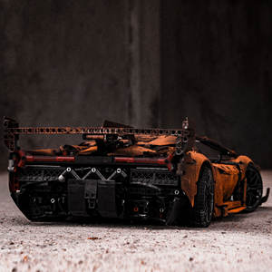 Bloques de Construcción Moc, Coche <span class=keywords><strong>Kbox</strong></span> 10222B, Modelo de Coche de Bloques de Construcción DIY, Supercoches de Carreras, Conjuntos de Bloques de Construcción - Product Image 4