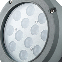 DAWN IP65 rond DMX RGB 6W 12W 24W 36W lampe de Projection nouvelle décoration de noël extérieure LED arbre lumières étanche point lumières