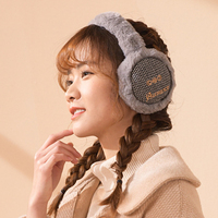 Casque sans fil d'hiver chaud de Noël 2023 INS, cadeau pour femmes, casque BT, longue durée de vie de la batterie, tendance