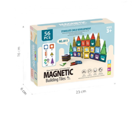 Jouets éducatifs créatifs, blocs d'assemblage magnétiques, ensemble de jouets STEM, jeux de construction magnétiques pour enfants