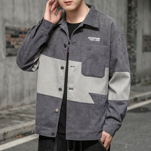 <b>Men's</b> Winter <b>Corduroy</b> <b>Jacket</b> Turn-down Collar Single Button Waterproof Windproof Breathable Casual Loose Fit Hooded Eco-Friendly - Product Image 2