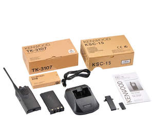 Radio bidirectionnelle portable TK-3107 UHF analogique durable, 5W haute puissance, portée 0-5KM, contrôle VOX, 16 canaux, pour la sécurité - Product Image 6