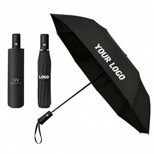 Giveaway Folded Prints Branded Rain Uv <b>Umbrella</b> With Logo Print Order Custom Promotional Gifts - Product Image 1