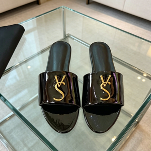 Sandales de luxe pour femmes 2026 en cuir verni brillant, élégantes, pour l'extérieur, parfaites pour assortir aux robes, vente chaude d'été - Product Image 1