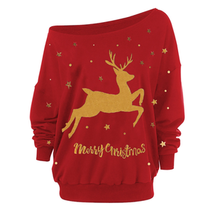 Suéter Navideño de Punto Elástico Grueso y Suave Antiarrugas para Mujer, Novedades de Invierno 2021 - Product Image 5