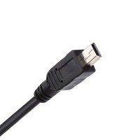 Cable cargador de datos USB 2,0 personalizado tipo A macho a Mini B 5 pines tipo T V3 Cable para reproductores de MP3 Dash Cam receptor GPS