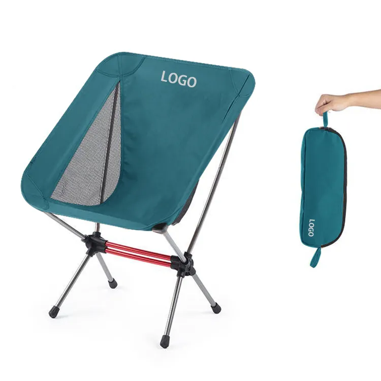 कारखाने समुद्र तट आउटडोर पोर्टेबल ultralight cadeira वयस्कों के लिए चंद्रमा कुर्सी Foldable समुद्र तट कुर्सी तह कुर्सी शिविर