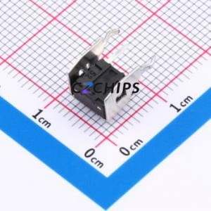 TS-1038-A3B3-D2 Tactile Switch Through hole,6x6mm Switch Single Pole Single Throw Round Button 2.5N Right Angle Insert - Product Image 2