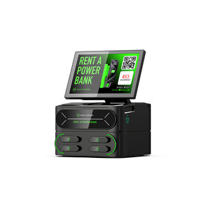 Station de <span class=keywords><strong>location</strong></span> Powerbank partage chargeur kiosque lecteur de carte POS Service de station de charge avec application logicielle avec lecteur de carte à rayures - Product Image 4