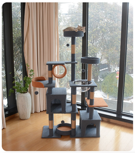 Mehrstöckiger Kratzbaum aus Jute: Luxuriöser Katzenpalast mit Großem Platz und Leichter Montage - Product Image 4