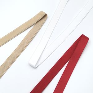 1.3CM brillant durable robe élastique ceinture haute qualité tissé sangle Stock pour maillots de bain et bandeaux Logo personnalisable - Product Image 3