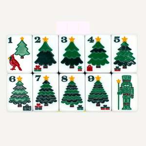 Juego de Mahjong Americano de Lujo de 5 Capas, Grabado en Acrílico, Personalizado, para Noche de Juegos Familiares Navideños, Viajes y Fiestas de Jiangsu - Product Image 2