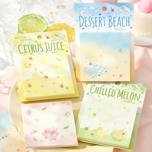 60 pièces par paquet de notes autocollantes « Bonjour, je vais faire une pause » : notes autocollantes sur le thème des desserts pour les étudiants - Product Image 1