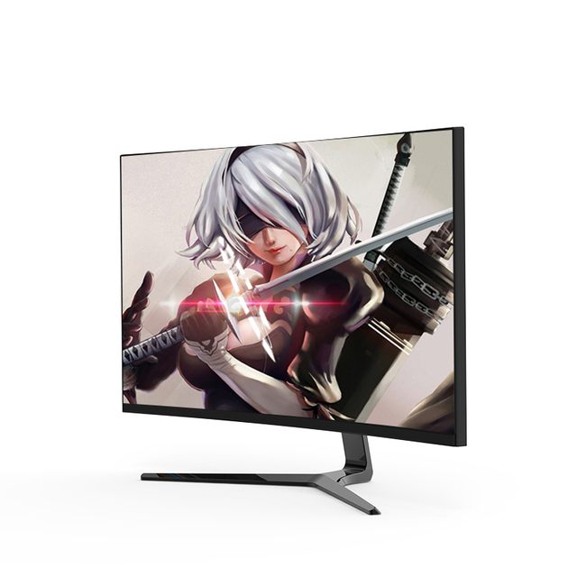 Curved 32 Inch 4K Led Gaming Monitor Lightbar Surround Computer Pc Screen Gamer Desktop Monitor
