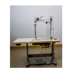 Used Taiwan,China golden wheel CS-8365 high column sewing machine for thick material sport backpack post bed bags sewing