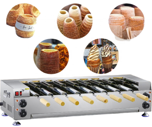 Parrilla eléctrica para pastel de chimenea, máquina de pastel de chimenea de acero inoxidable, equipo de helado, fabricante de rodillos de Hungría, horno de pastel de chimenea, nuevo - Product Image 2