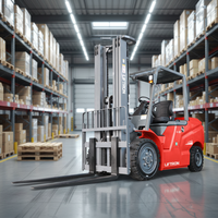 Forklift Counterbalance Listrik Liftron CPD30L 3 Ton untuk Gudang Persediaan Konstruksi dan Pengiriman Kargo