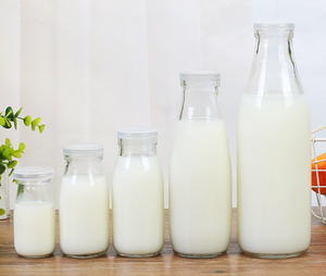 Hot bán 100ml 200ml <span class=keywords><strong>250ml</strong></span> 500ml 1000ml nước giải khát chai thủy tinh nước trái cây lạnh Brew cà phê sữa Chai thủy tinh lọ thủy tinh với nắp - Product Image 2