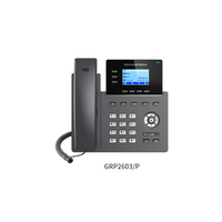 GrandStream GRP2603 Telefono IP VoIP Gigabit basato su Linux con 6 porte SIP, conferenza a 5 vie, multi-linea, 1000Mbps, cancellazione del rumore per ufficio