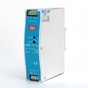แหล่งจ่ายไฟแบบสวิตชิ่ง Mingwei NDR-240-24 สำหรับติดตั้งบนราง Din แรงดันไฟฟ้า 24V DC 10A เอาต์พุตเดี่ยว ตัวแปลงไฟ AC-DC สำหรับใช้งานในอุตสาหกรรม - Product Image 3