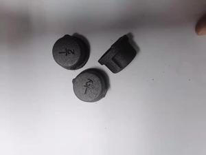 Đen dễ uốn gang DIY Retro đồ nội thất ren ống phụ kiện cổ điển Kệ Bracket vít kim loại End lắp ống mặt bích - Product Image 4