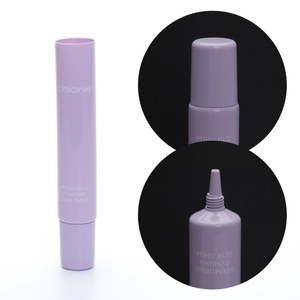 Tube en plastique mini de 20 ml en gros avec tête de buse vide pour sérum de soin de la peau, crème cosmétique pour les yeux, conteneur de couleur violette - Product Image 5